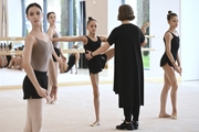 Yulia Kasenkova, senior teacher at the Vaganova Russian Ballet Academy conducts a master-class