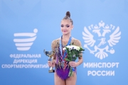 Ксения Савинова во время церемонии награждения