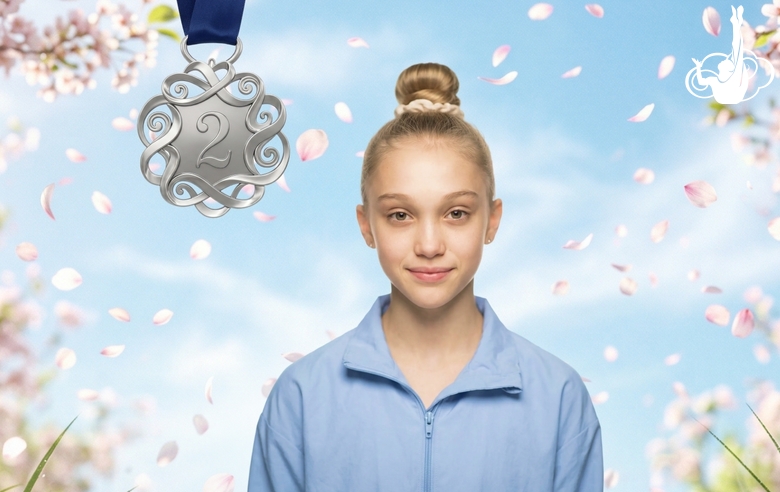 Elizaveta Geraskina won the silver medal in the final with clubs at the first stage of the Cup of the Strongest