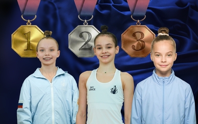The Academy gymnasts won three medals in the all-around at the interregional Dynamo for the Children of Russia competition
