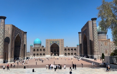 We are sharing a video from a tour of the historic part of Samarkand