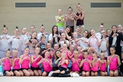 Olympic champion Alina Kabaeva, Evelina Tandalova, Ksenia Savinova, Yana Zaikina, and gymnasts and coaches from Belgorod and Bryansk