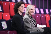 Russian national team senior coach Marina Govorova and Russian national team Head coach Tatyana Sergaeva during the competition