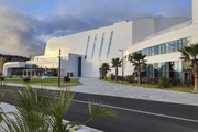 Front of the Sky Grace Academy athletic facility