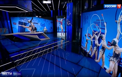 Rossiya 1 report on the Academy group gymnasts' journey to the gold medal at the Russian Championship