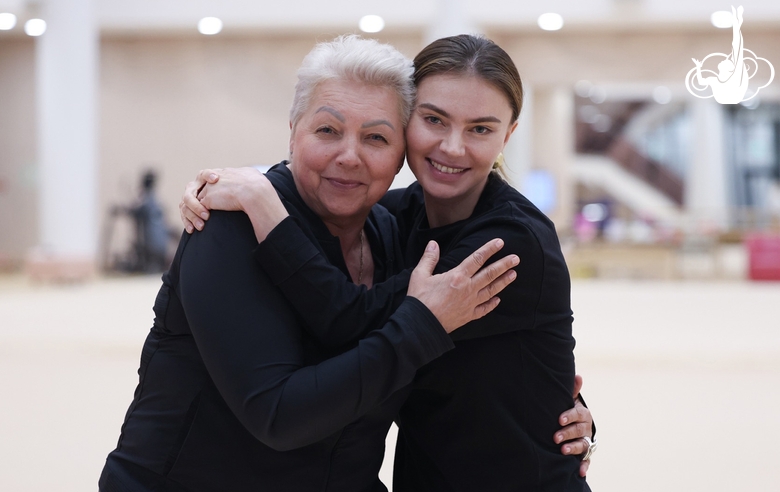 21 мая 2026 года. Олимпийская чемпионка Алина Кабаева и заслуженный тренер России Инна Быстрова