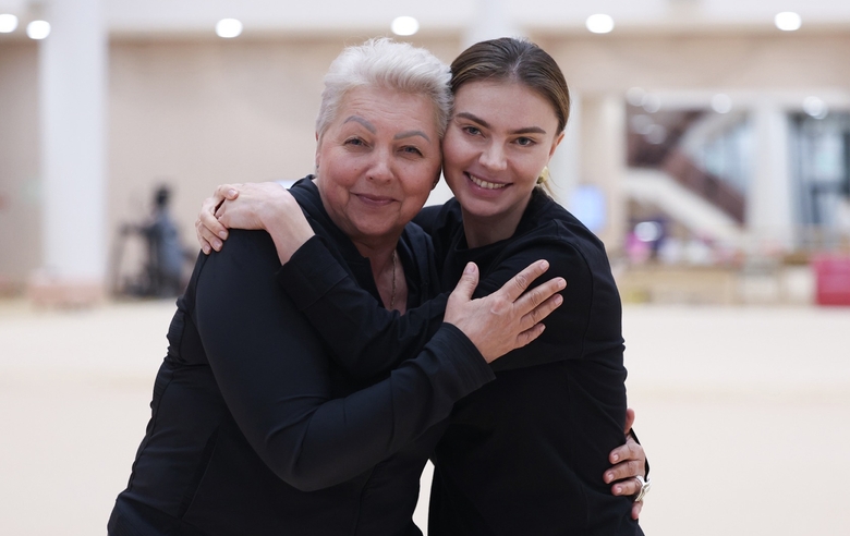 May 21, 2026. Olympic champion Alina Kabaeva and Russia’s Honored Coach Inna Bystrova