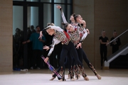 Academy group gymnasts during their performance at the final concert