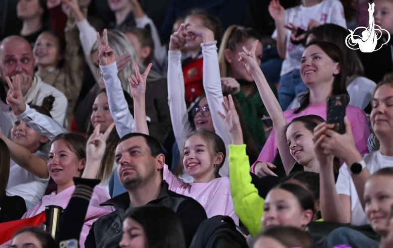 Fans during the competition