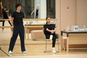 February 5, 2026. Olympic champion Alina Kabaeva and choreographer Irina Zenovka during training at the Academy