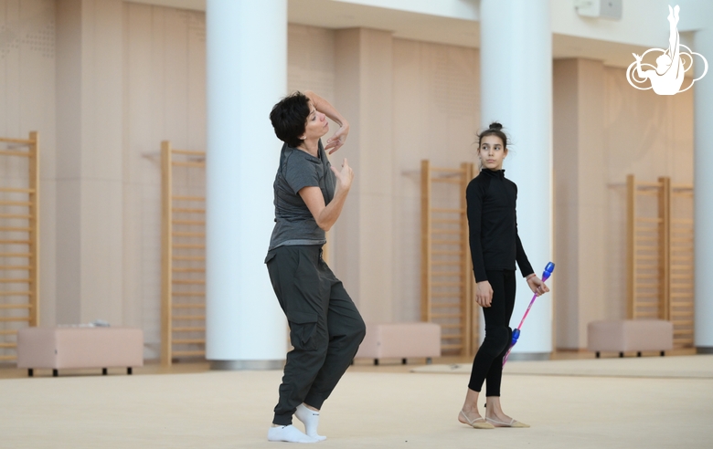 Групповички Академии на занятии под руководством хореографа фестиваля «Алина» Ирины Зеновки