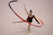 Exercise with a ribbon. Anastasia Guzenkova (Russia)