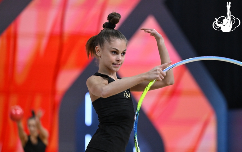 Nelli Saghatelyan during floor testing