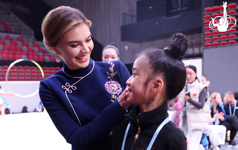 November 13, 2025. Olympic champion Alina Kabaeva during the Sky Grace Cup International Tournament and Beijing Top Open 2025