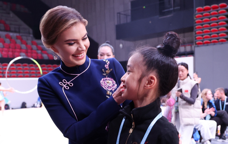 November 13, 2025. Olympic champion Alina Kabaeva during the Sky Grace Cup International Tournament and Beijing Top Open 2025