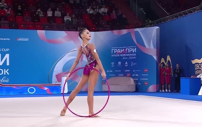 Mariia Borisova's winning performances in the all-around at international competitions in Moscow