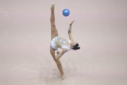 Gretel Mendoza (Cuba) during a ball exercise