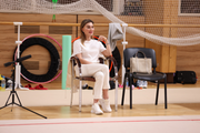 September 12, 2026. Olympic champion Alina Kabaeva during a training session in Novogorsk