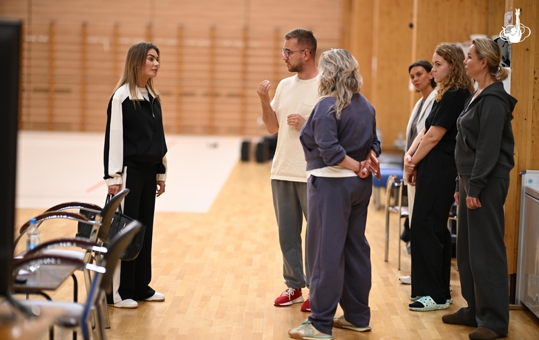 September 10, 2026. Olympic champion Alina Kabaeva during a training session in Novogorsk