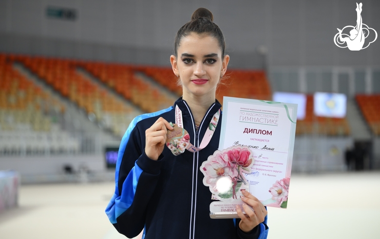 Anna Vakulenko after the award ceremony