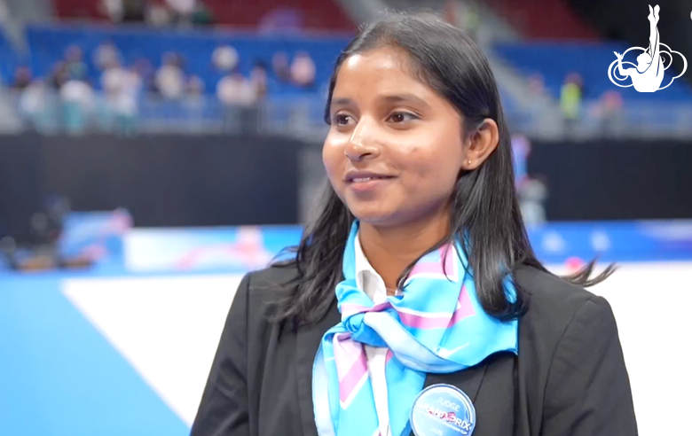 «Видеть все эти выступления — нечто невероятное». Судья Джасния Паданнапалли Парамб — о «ГРАН-ПРИ. Кубке чемпионок имени Алины Кабаевой»