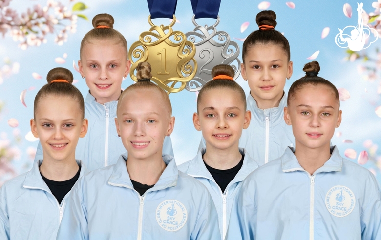 Academy junior group exercise gymnasts won medals in individual finals at the first stage of the Strongest Cup