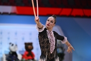 Hanna Panna Wisner during the hoop exercise