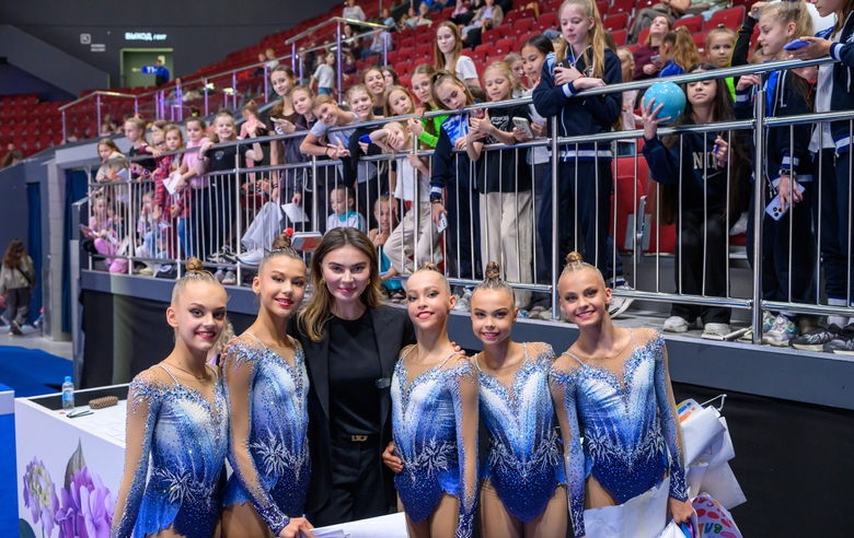 September 21, 2026. Olympic champion Alina Kabaeva and the Academy group team at the third stage of the Cup of the Strongest