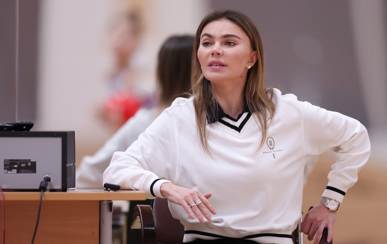 October 16, 2026. Olympic champion Alina Kabaeva during a control training session in Novogorsk