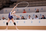 Мария Борисова во время контрольной тренировки перед чемпионатом Европы
