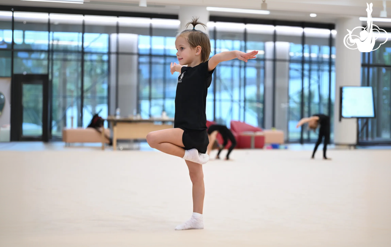 Самые юные гимнастки Академии приступили к занятиям