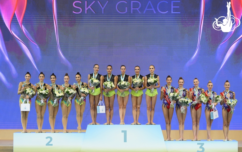 Winners and prize-winners of the international Sky Grace Cup tournament in Doha