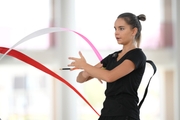 Dina Averina during the training session in the Academy