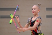 Elizaveta Geraskina during her performance at the final concert