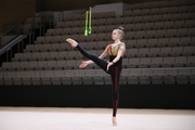 Alexandra Borisova during a control training session before the Russian Championship