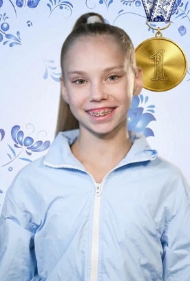 Ева Кононова из Тюменской области — чемпионка России в упражнении с обручем