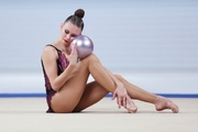 Ekaterina Sazonova during the ball exercise