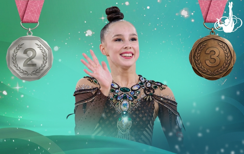 Мария Борисова завоевала две медали в финалах отдельных видов на чемпионате Европы
