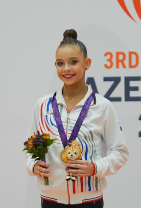 Sofia Ilteryakova and the Russian national team in group exercises won two more medals in the finals of the 3rd CIS Games
