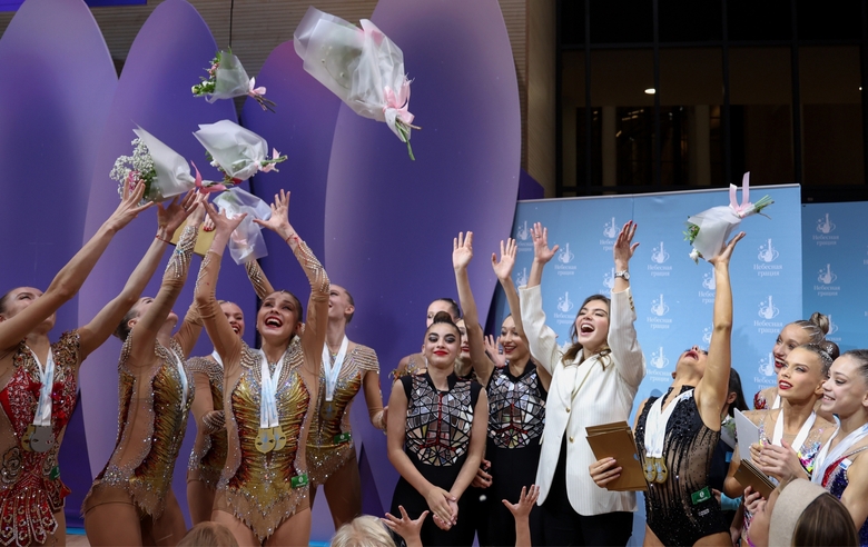 October 2023. Sochi. Olympic champion Alina Kabaeva at the award ceremony