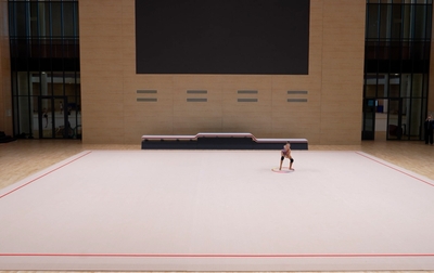 Working on a risk and jumping technique with an Olympic champion