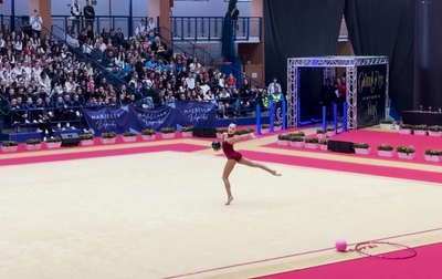 Выступления Марии Борисовой в многоборье международного турнира Grand Prix Rhythmic Gymnastics Marbella