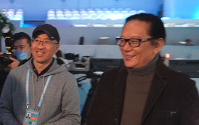 Организаторы турнира с китайской стороны тепло встречают Алину Кабаеву