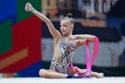 Kristina Voitenko during the ribbon exercise