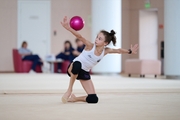 Alesya Naifonova during a training session at the Academy