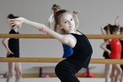 Gymnast  during class