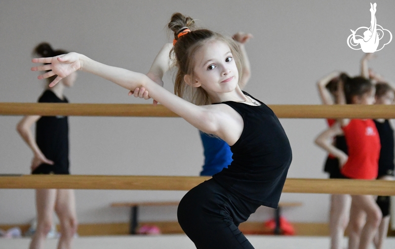 Gymnast  during class