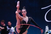 Arina Tkachuk (Russia) during the hoop exercise