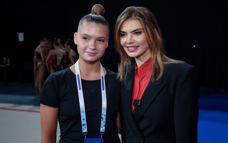 28 февраля 2026 года. Олимпийская чемпионка Алина Кабаева на чемпионате России в Москве