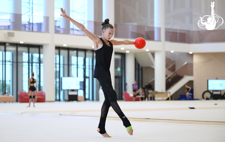 Anastasia Vlasenko during the recovery camp at the Academy